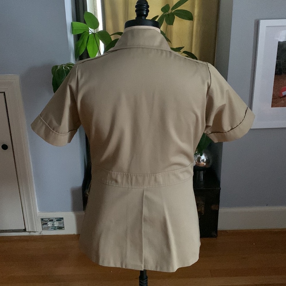 Vintage Safari 70's Levi's Panatela Button up short sleeve Size Medium - Picture 4 of 6